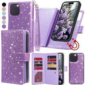 IPhone 16 Pro Max Wallet Case Detachable Card Holder, 20N-177PH014